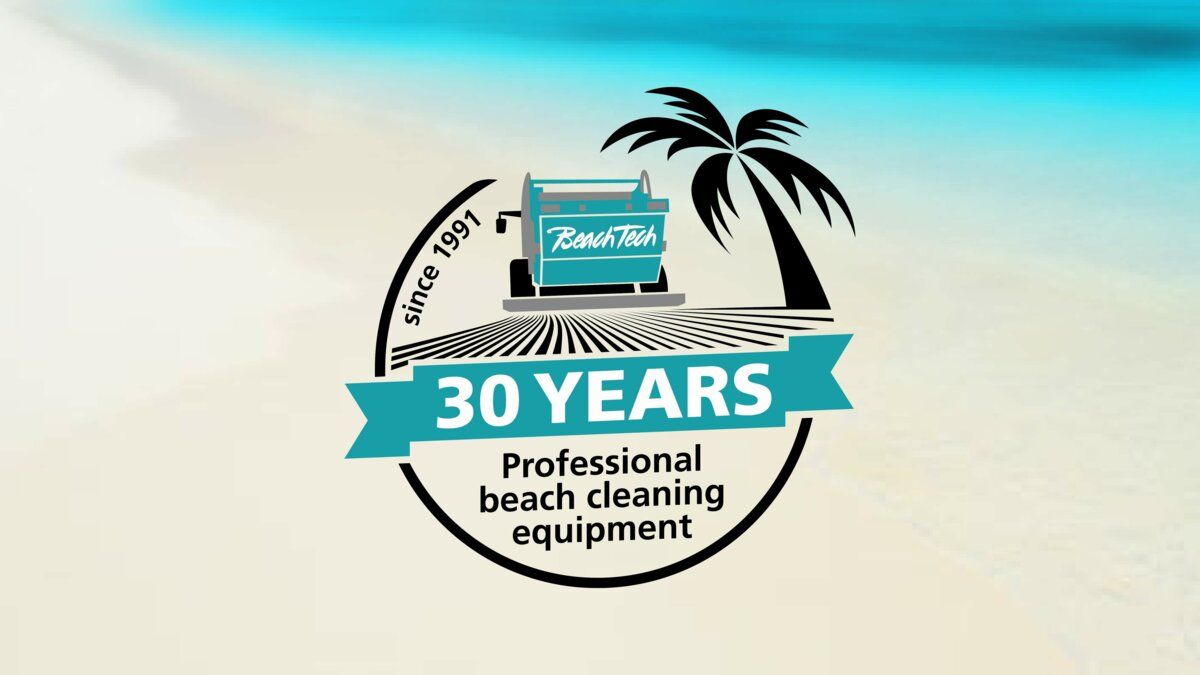 The anniversary logo: 30 years BeachTech