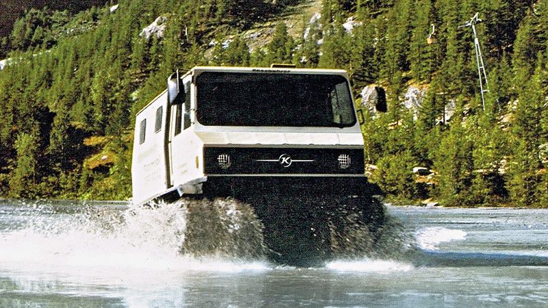 Das Flexmobil im Wassereinsatz