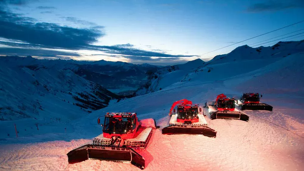 Flotte de PistenBully 600 avec moteur de la phase 5 de l'UE